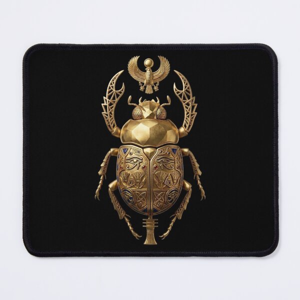 Item preview, Royal Golden Scarab Beetle | Ancient Egyptian Eye of Horus Symbol Art designed and sold by Queen Cleopatra.
