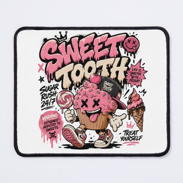 Item preview, Sweet Tooth Streetwear Trendy Dessert Lover Design designed and sold by ILYASSE1.