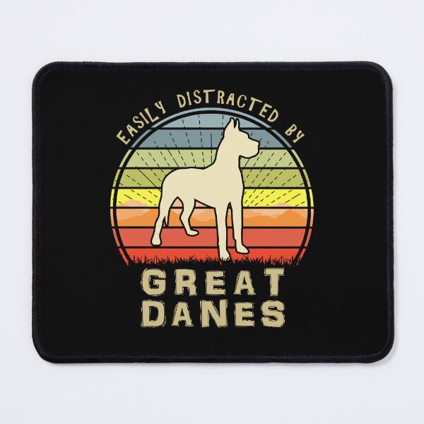 Item preview, Easily Distracted By Great Danes Dog Lover Retro designed and sold by marke770.