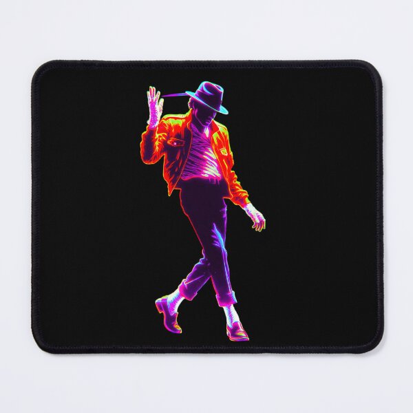 Item preview, Michael Jackson Dance King Neon Glow Red Jacket Art designed and sold by ExploreAura Studio.