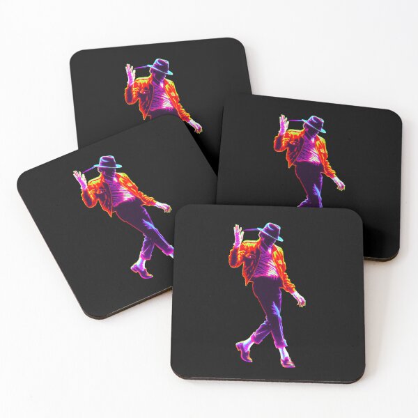 Item preview, Michael Jackson Dance King Neon Glow Red Jacket Art designed and sold by ExploreAura Studio.