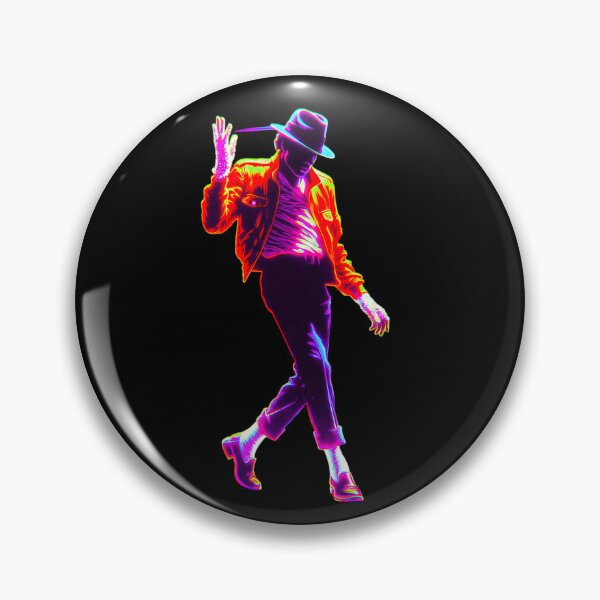 Item preview, Michael Jackson Dance King Neon Glow Red Jacket Art designed and sold by ExploreAura Studio.