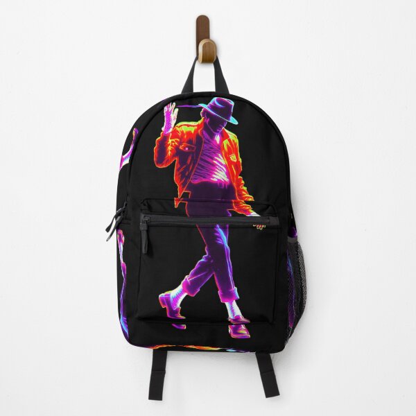 Item preview, Michael Jackson Dance King Neon Glow Red Jacket Art designed and sold by ExploreAura Studio.