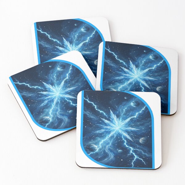 Item preview, Ice Star Cosmic Lightning Digital Art | Ray Ice Star designed and sold by RAYapparel.