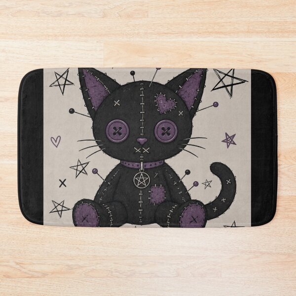 Item preview, black voodoo cat designed and sold by CaylaTay.