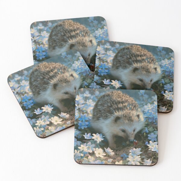 Item preview, Hedgehog in Spring Bloom designed and sold by NordicDreams.