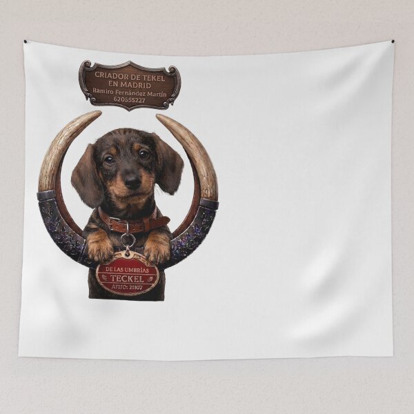 Item preview,    DE LAS UMBRIAS tekel breeder. certificate designed and sold by lumasshop.