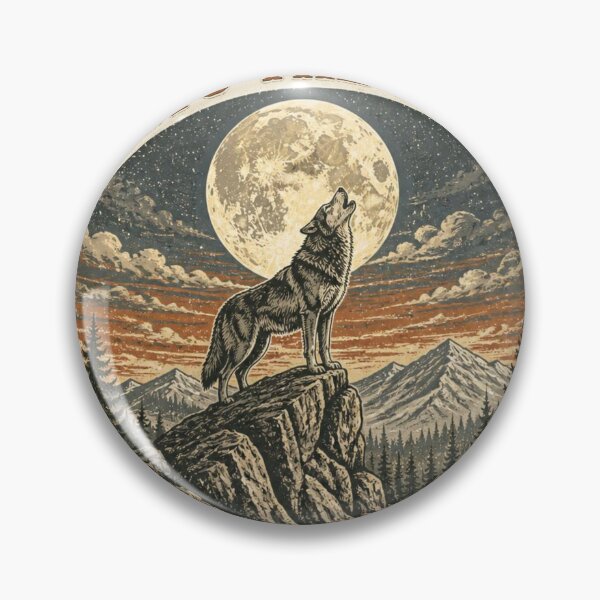 Item preview, Into The Wild Where I Belong Retro Wolf Hiking T-Shirt | Nature Lover Gift designed and sold by SunnyDesign82.