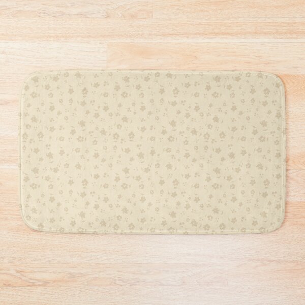 Item preview, Ditsy Falling Tonal Florals in Buttercream designed and sold by ThisArtMama.