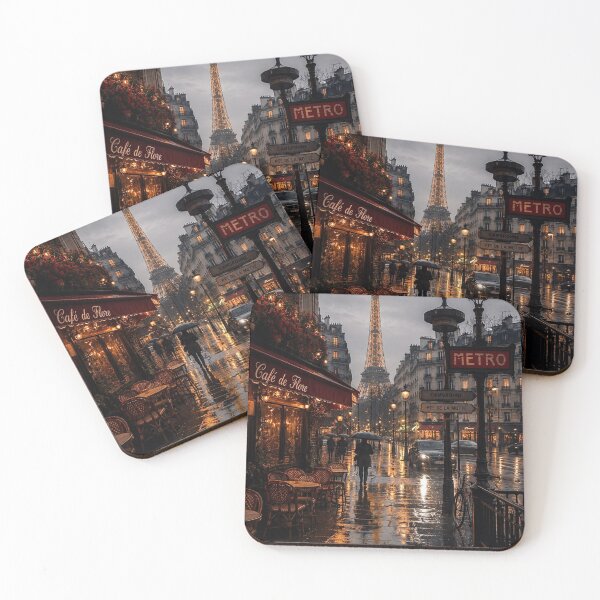 Item preview, Night View Of Paris designed and sold by Valletah.