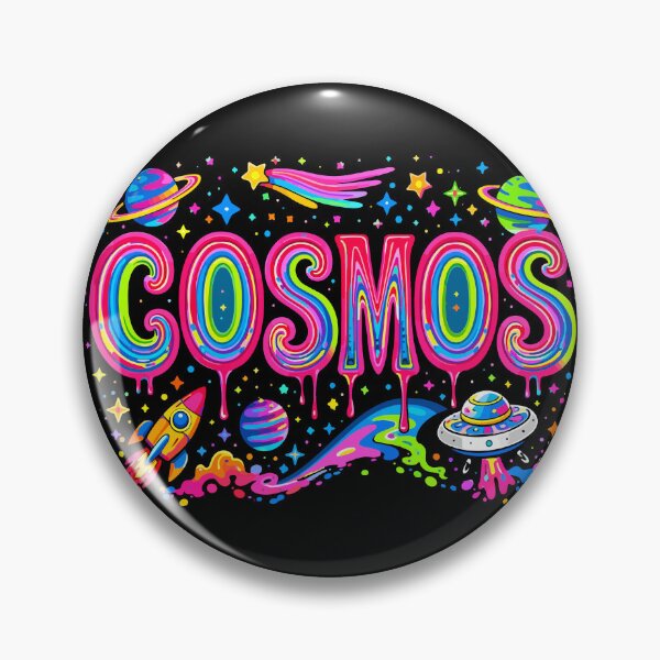 Item preview, COSMOS – Neon Drip Space Art designed and sold by zoliartdesign.
