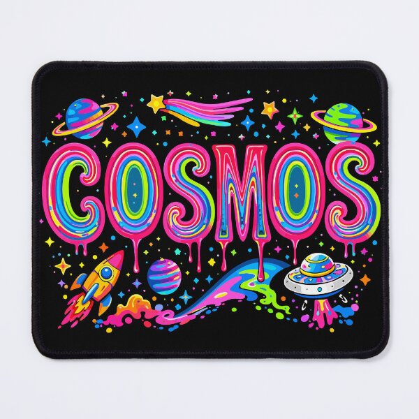Item preview, COSMOS – Neon Drip Space Art designed and sold by zoliartdesign.