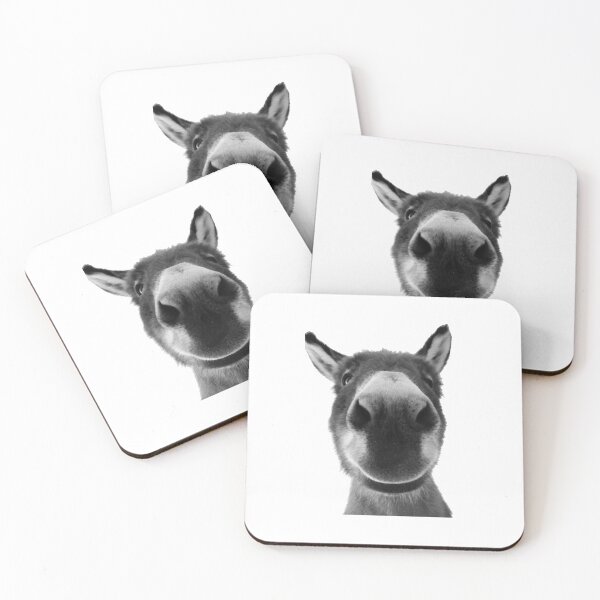 Item preview, Sweet Donkey Smile – Wholesome Animal Art designed and sold by furrydrool.