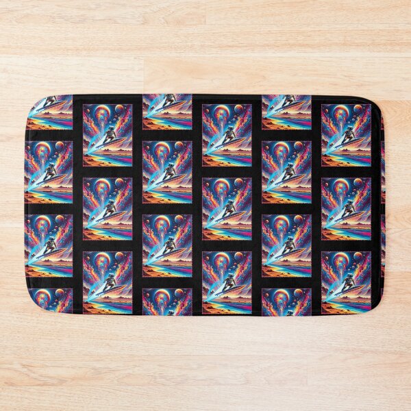 Item preview, Cosmic Astronaut Surfing Psychedelic Space Art designed and sold by PlanetEye Designs.