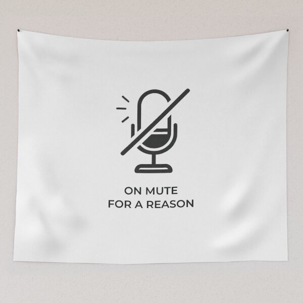 Item preview, On Mute For A Reason Tee designed and sold by DesignTeamHub.