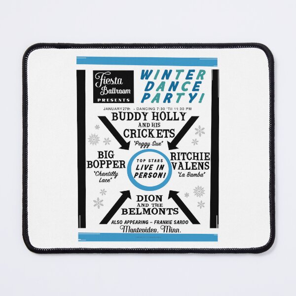 Item preview, Buddy Holly Montevideo designed and sold by Normbot2000.