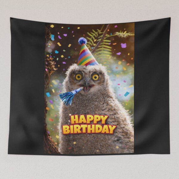 Item preview, Surprised Baby Owl Birthday - Funny Happy Birthday Card designed and sold by Kimberly Palmer.