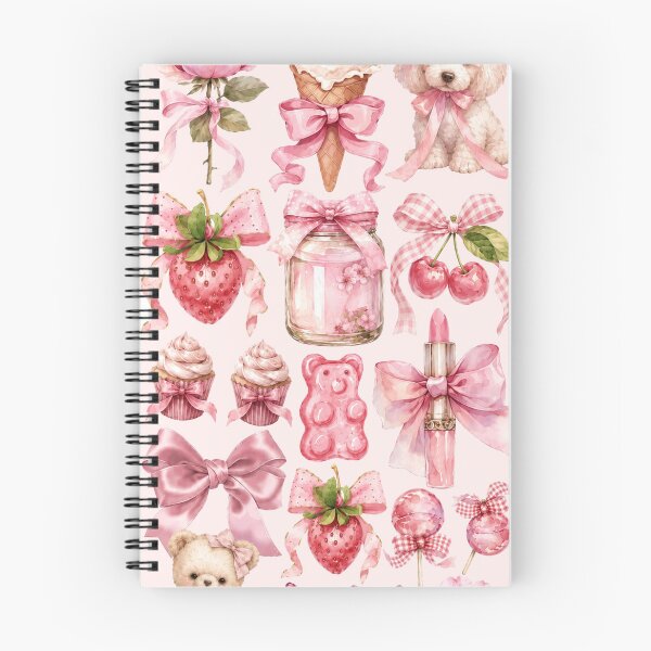 Item preview, Pastel Pink Kawaii Watercolor Sticker Collection | Cute Coquette Digital Clipart  designed and sold by Roya10.