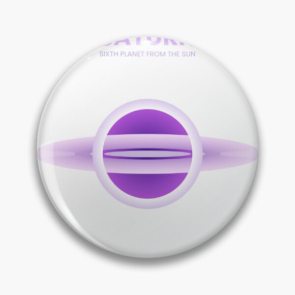 Item preview, Saturn Sixth Planet From The Sun Minimalist Cosmic Purple Space Art designed and sold by Yuran11.