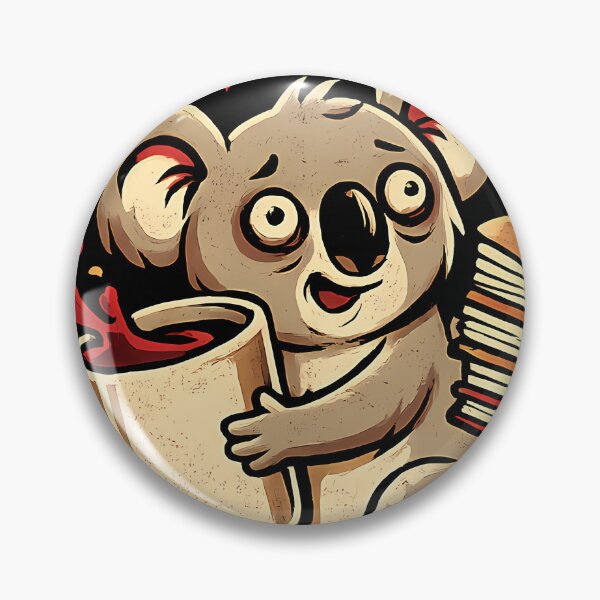 Item preview, Team Member (Temporarily Unstable) – Please Handle With Caffeine Funny Koala designed and sold by DryHumorPrints.