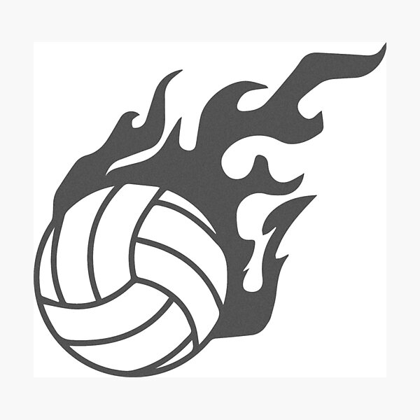 Item preview, Flaming Volleyball Wearables designed and sold by furrydrool.