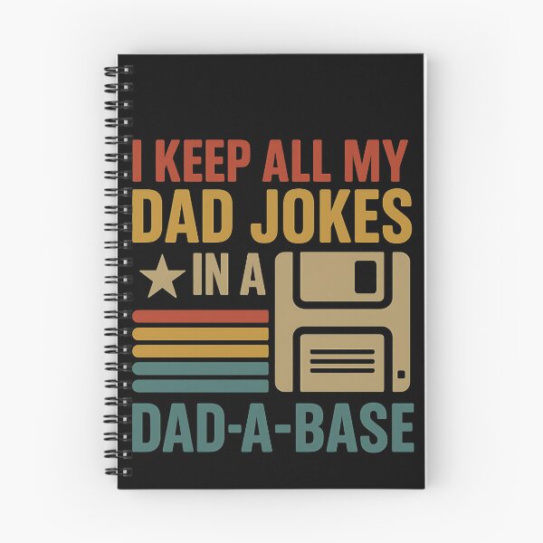 Item preview, I Keep All My Dad Jokes In A Dad-A-Base Funny Father Retro Computer Humor designed and sold by SofenArt.