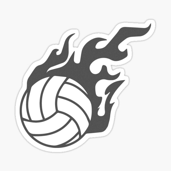Item preview, Flaming Volleyball Wearables designed and sold by furrydrool.