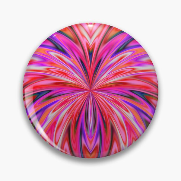 Item preview, Abstract Fractal Butterfly 29 (Neon Pink, Purple) designed and sold by SXW Designs.