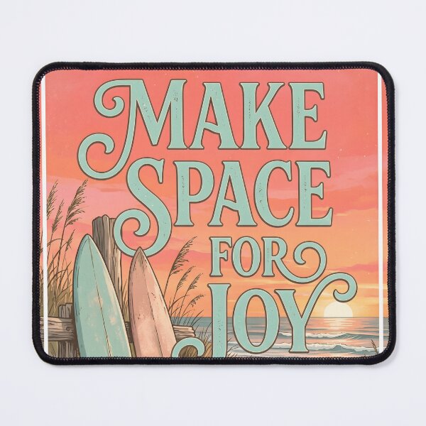 Item preview, Make Space for Joy – Ocean Therapy Poster Design designed and sold by Sea Gem.