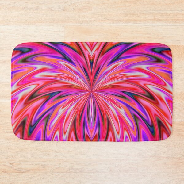 Item preview, Abstract Fractal Butterfly 29 (Neon Pink, Purple) designed and sold by SXW Designs.
