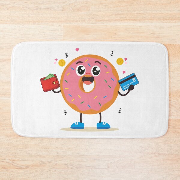 Item preview, Pink Rich Donut With Wallet  designed and sold by BetweenForms.