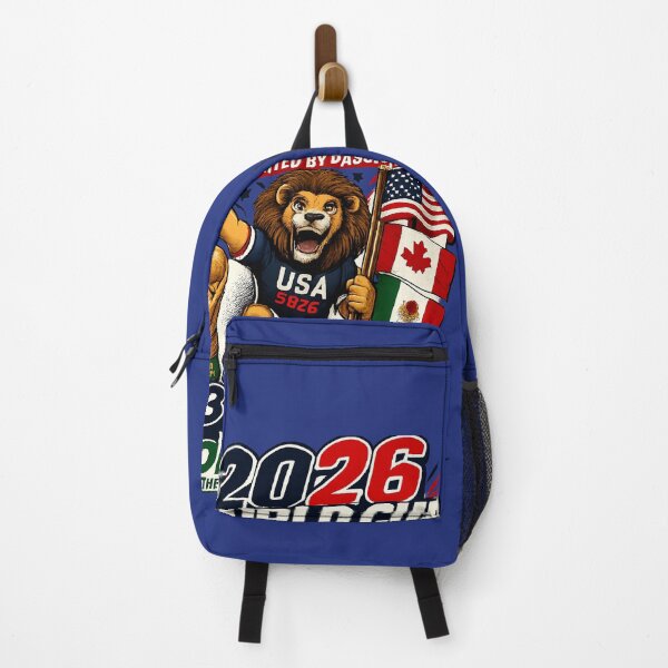 Item preview, 2026 World Cup Lion Mascot | 3 Nations 1 Goal Football Fan Design designed and sold by mr.bardook.