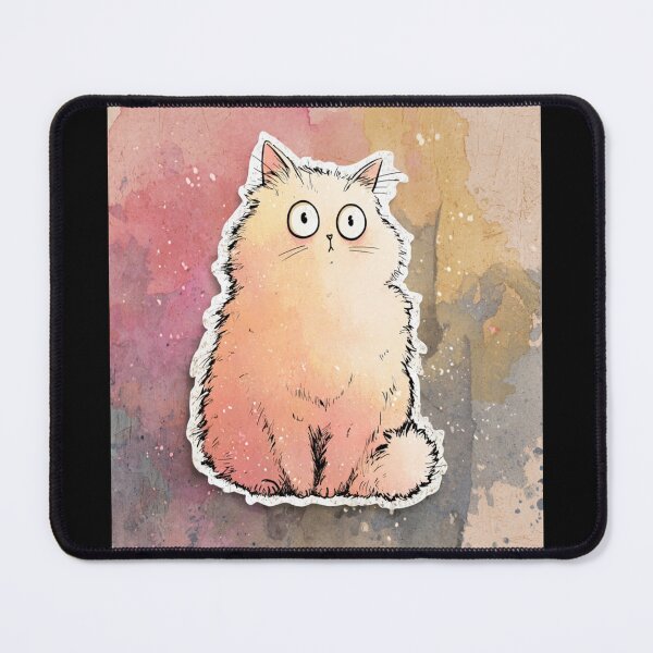 Item preview, Fluffy cat designed and sold by baksuart.