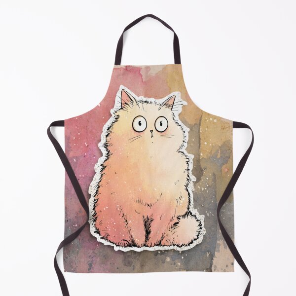Item preview, Fluffy cat designed and sold by baksuart.