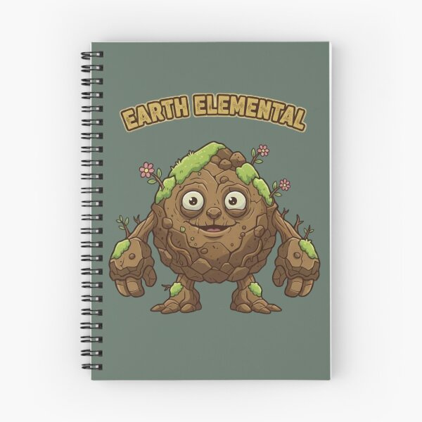 Item preview, Earth Elemental designed and sold by NerdCaveArt.