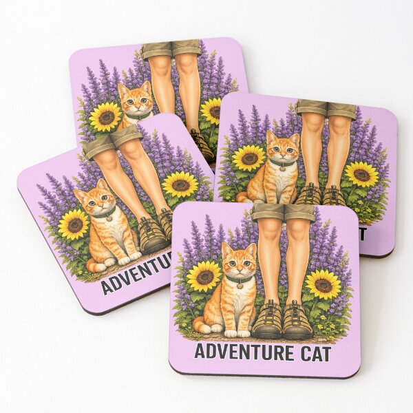 Item preview, Adventure Cat Walking with her Favorite Human Friend designed and sold by Northcrest Co..