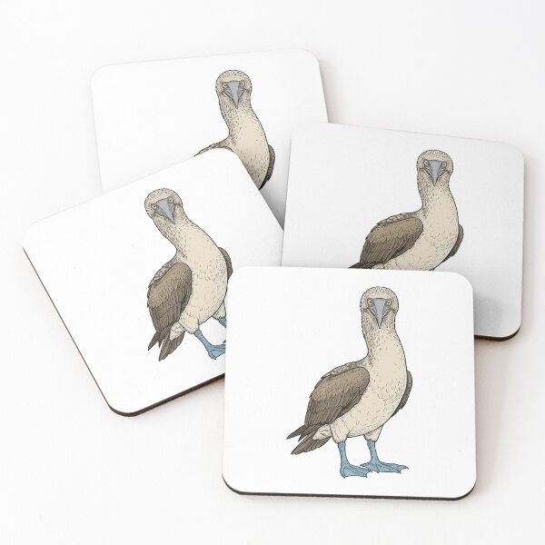 Item preview, Blue-footed Booby – Minimalist Line Drawing designed and sold by furrydrool.