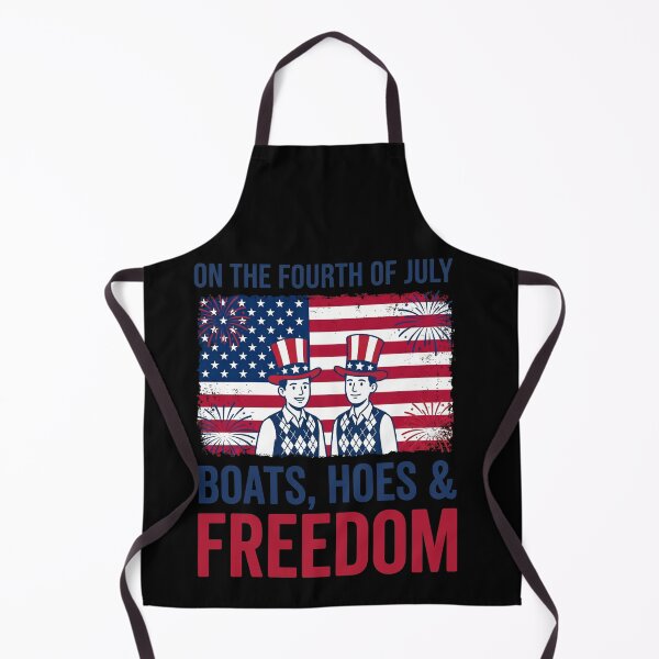Item preview, On The Fourth Of July Boats, Hoes & Freedom American Independence Day Humor designed and sold by SofenArt.
