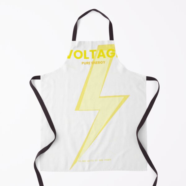 Item preview, Voltage Pure Energy Lightning Bolt - Minimalist Electric Yellow Art designed and sold by Yuran11.