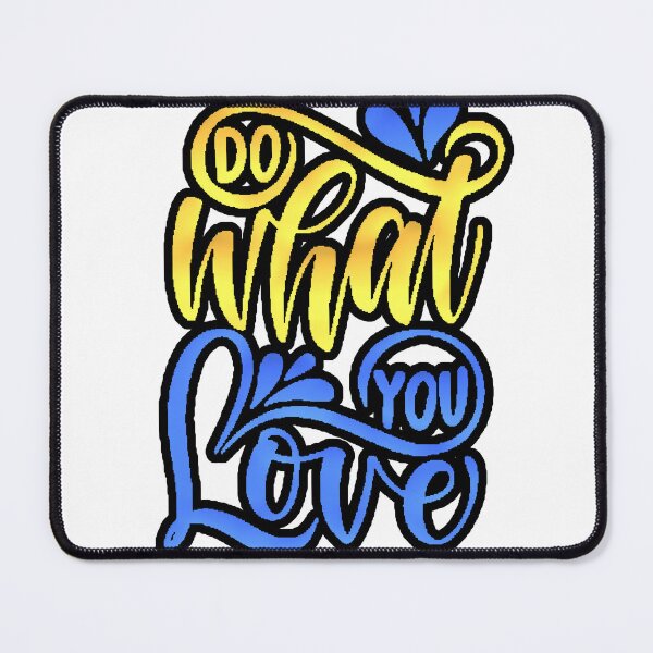 Item preview, Do What You Love Typography Gold Blue Motivational designed and sold by AstronautMerch.