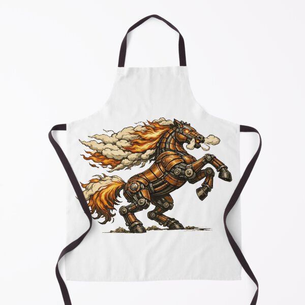 Item preview, Wild Untamed Steampunk Mustang - silhouette designed and sold by furrydrool.