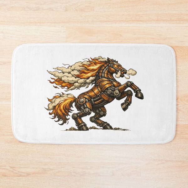 Item preview, Wild Untamed Steampunk Mustang - silhouette designed and sold by furrydrool.