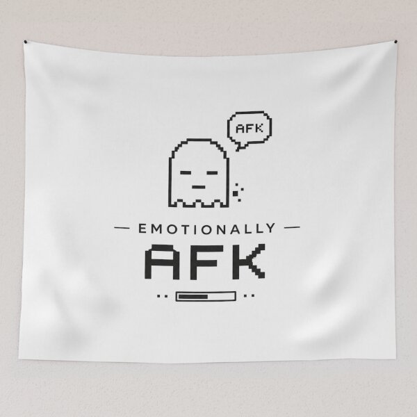 Item preview, Emotionally AFK Shirt designed and sold by DesignTeamHub.