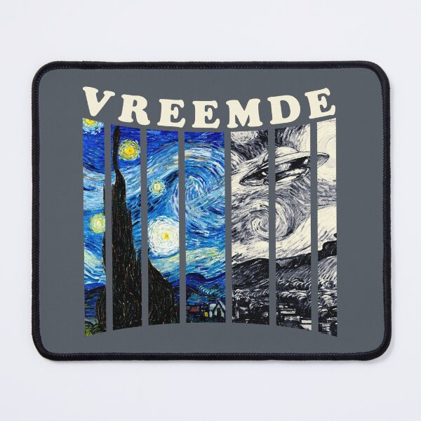 Item preview, VREEMDE Cosmic Panels - Van Gogh Retro UFO Art designed and sold by ARTIZIT.