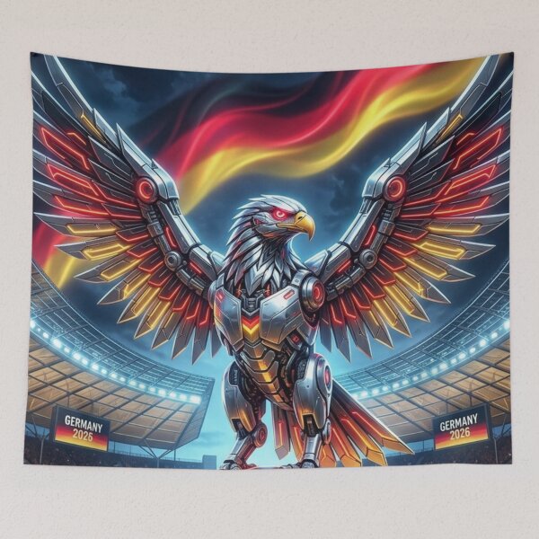 Item preview, Germany 2026 Soccer Mechanical Eagle Art Poster designed and sold by Aram250.
