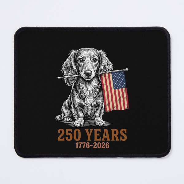 Item preview, 250 Years 1776-2026 American Patriot Dachshund Dog designed and sold by SofenArt.