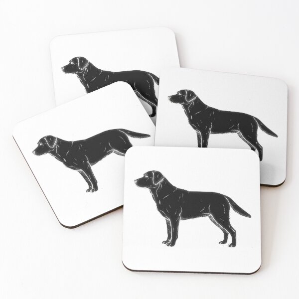 Item preview, Chocolate Labrador Retriever Silhouette – Minimalist Dog Art designed and sold by furrydrool.