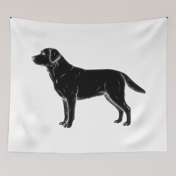 Item preview, Chocolate Labrador Retriever Silhouette – Minimalist Dog Art designed and sold by furrydrool.
