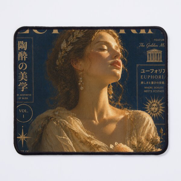 Item preview, EUPHORIA – Golden Renaissance Muse Editorial Poster designed and sold by Watchyyy.