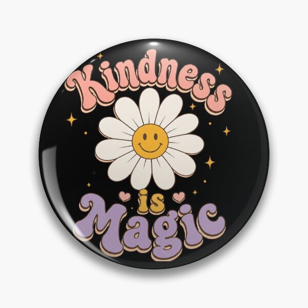 Item preview, Kindness Is Magic Retro Daisy Flower Groovy Typography designed and sold by Core design hub .